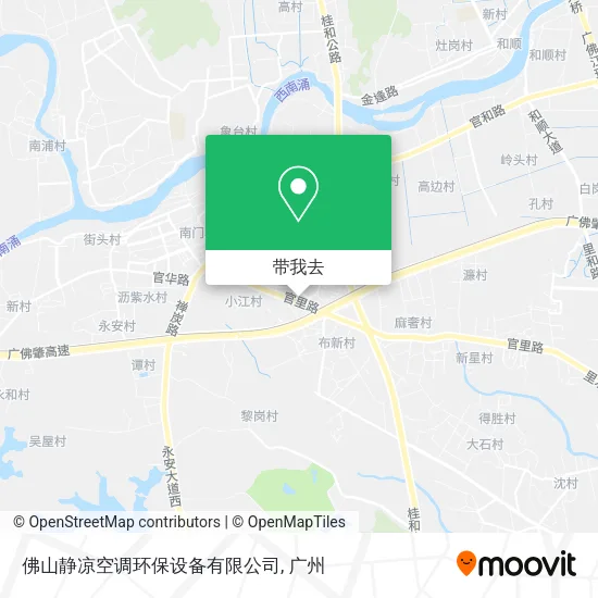 佛山静凉空调环保设备有限公司地图