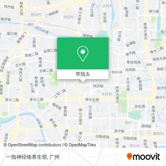 一指禅经络养生馆地图