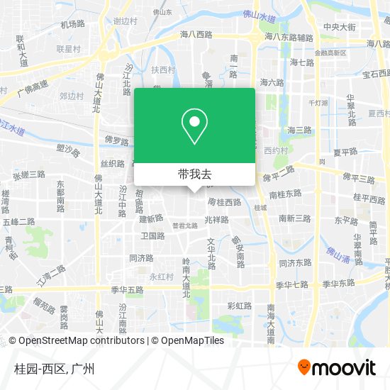 桂园-西区地图