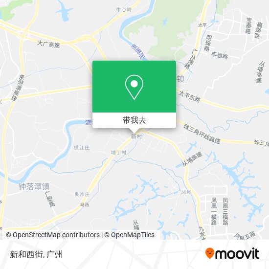 新和西街地图