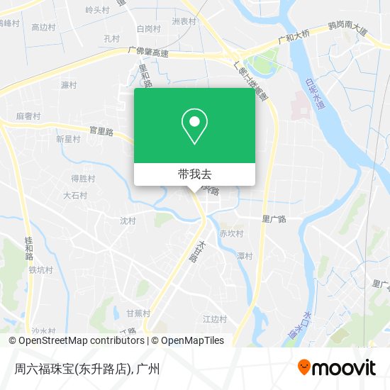 周六福珠宝(东升路店)地图