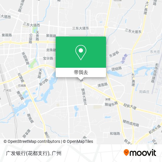 广发银行(花都支行)地图