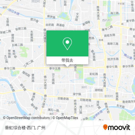 垂虹综合楼-西门地图