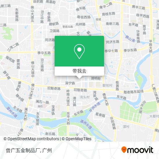 曾广五金制品厂地图