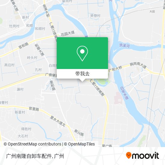 广州南隆自卸车配件地图