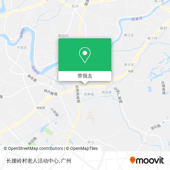 长腰岭村老人活动中心地图