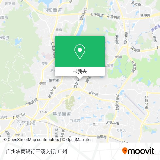 广州农商银行三溪支行地图