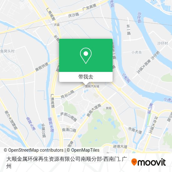 大顺金属环保再生资源有限公司南顺分部-西南门地图