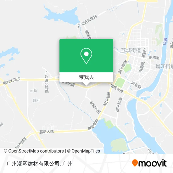 广州潮塑建材有限公司地图