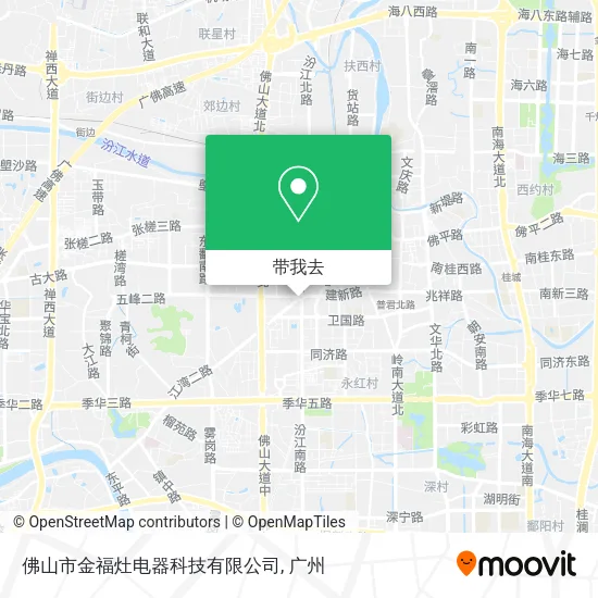 佛山市金福灶电器科技有限公司地图