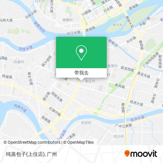 纯蒸包子(上佳店)地图