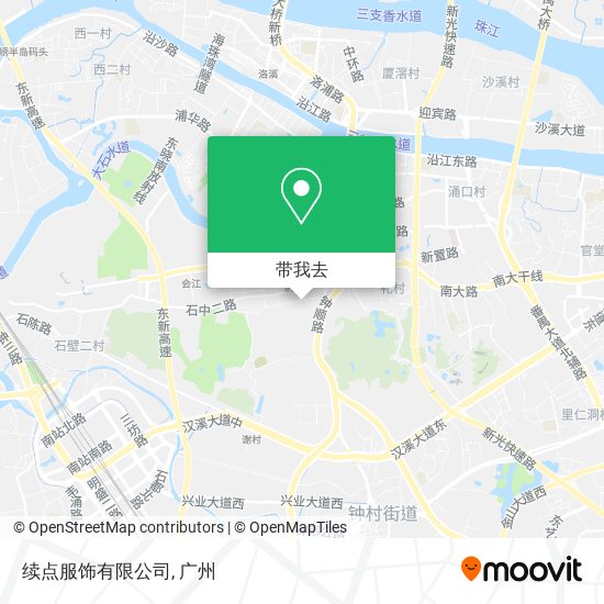 续点服饰有限公司地图