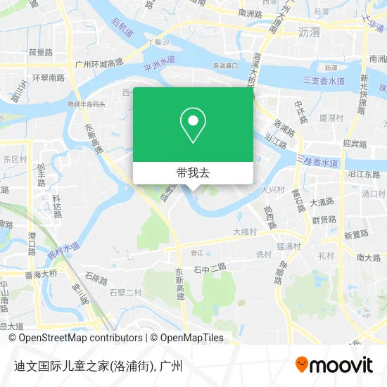 迪文国际儿童之家(洛浦街)地图