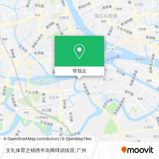 文礼体育之锦绣半岛网球训练营地图