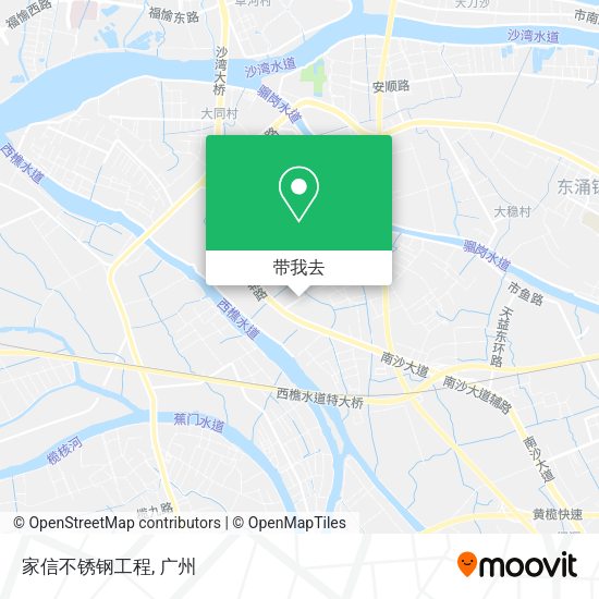 家信不锈钢工程地图