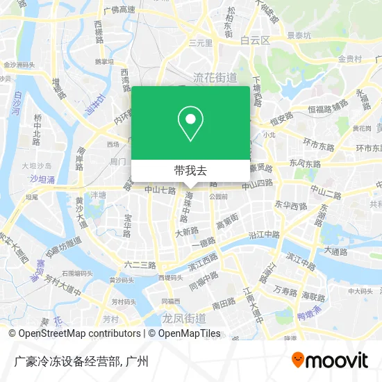 广豪冷冻设备经营部地图