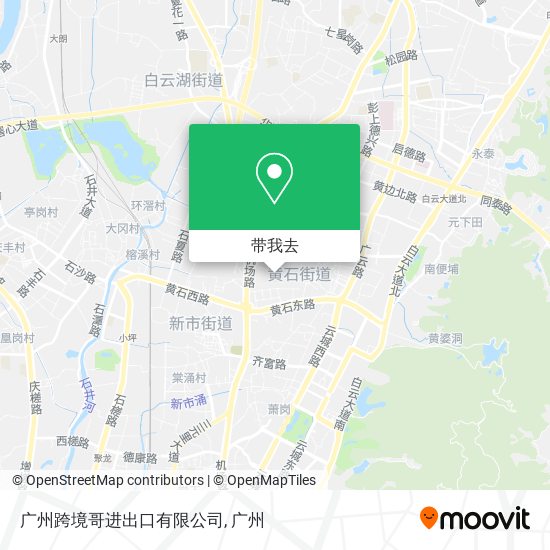 广州跨境哥进出口有限公司地图