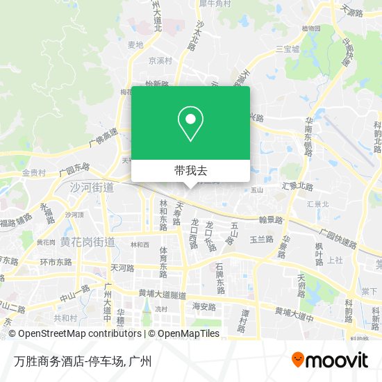 万胜商务酒店-停车场地图