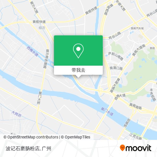 波记石磨肠粉店地图