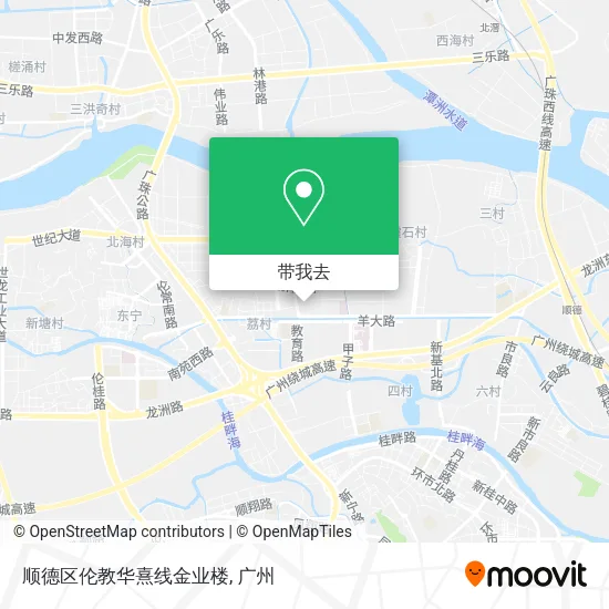 顺德区伦教华熹线金业楼地图