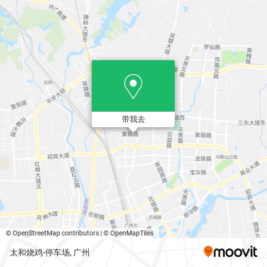 太和烧鸡-停车场地图