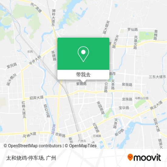 太和烧鸡-停车场地图