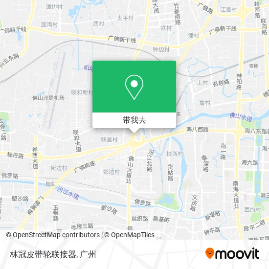 林冠皮带轮联接器地图