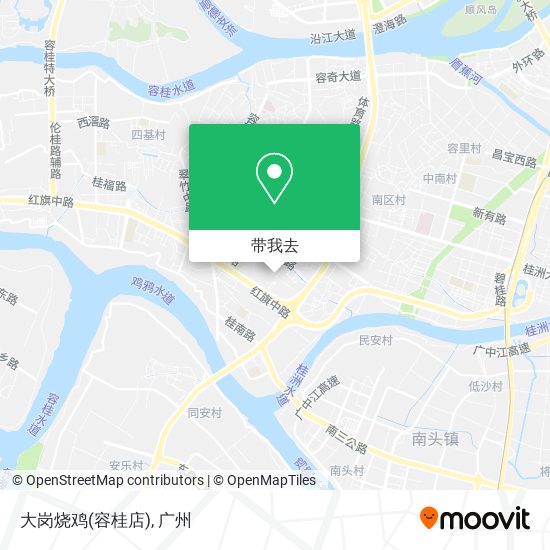 大岗烧鸡(容桂店)地图