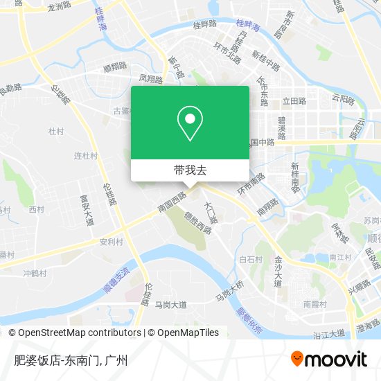 肥婆饭店-东南门地图