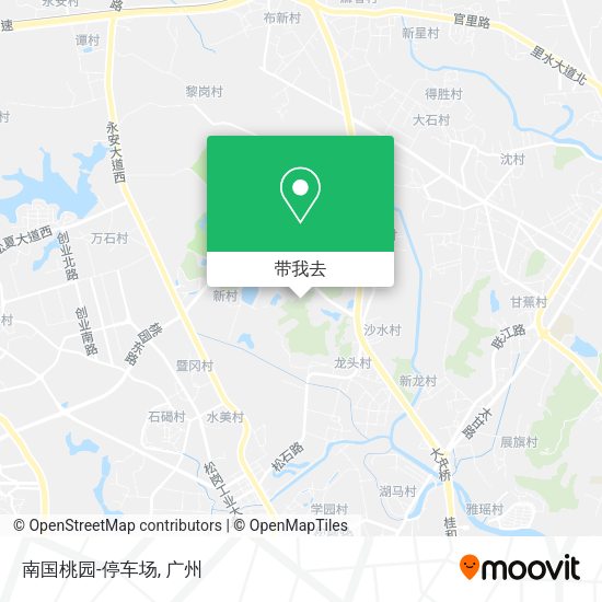 南国桃园-停车场地图