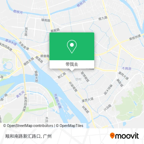 顺和南路新汇路口地图