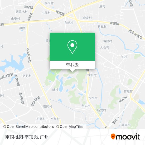 南国桃园-平顶岗地图