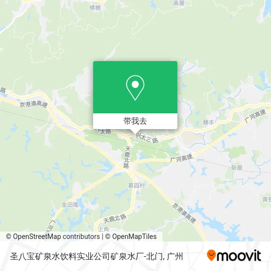 圣八宝矿泉水饮料实业公司矿泉水厂-北门地图