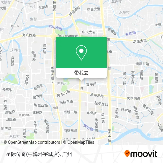 星际传奇(中海环宇城店)地图