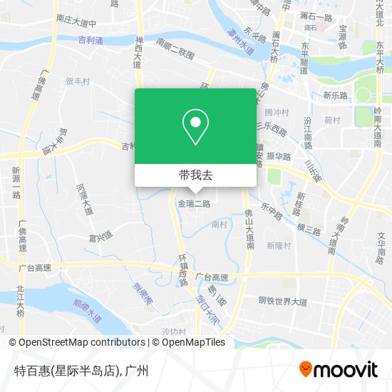 特百惠(星际半岛店)地图