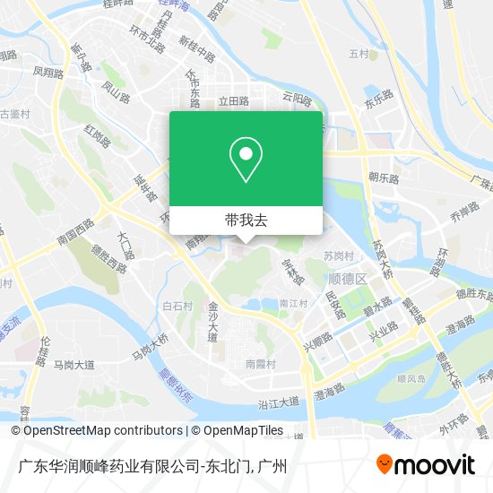 广东华润顺峰药业有限公司-东北门地图