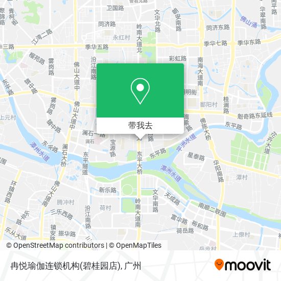 冉悦瑜伽连锁机构(碧桂园店)地图
