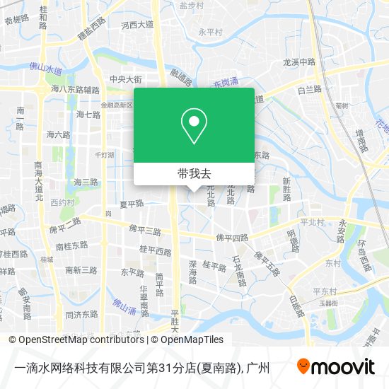 一滴水网络科技有限公司第31分店(夏南路)地图