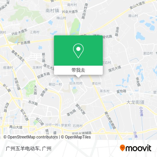 广州五羊电动车地图
