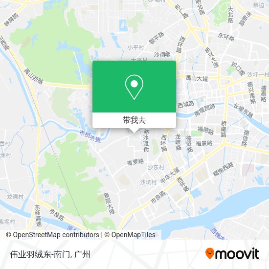 伟业羽绒东-南门地图
