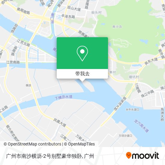 广州市南沙横沥-2号别墅豪华独卧地图