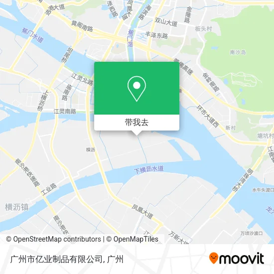 广州市亿业制品有限公司地图