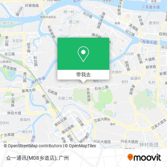 众一通讯(M08乡道店)地图