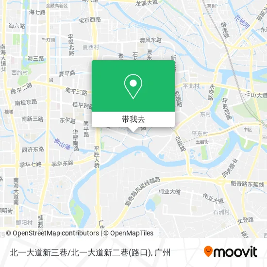 北一大道新三巷/北一大道新二巷(路口)地图