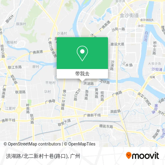 洪湖路/北二新村十巷(路口)地图