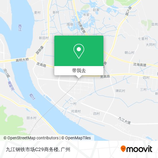 九江钢铁市场C29商务楼地图
