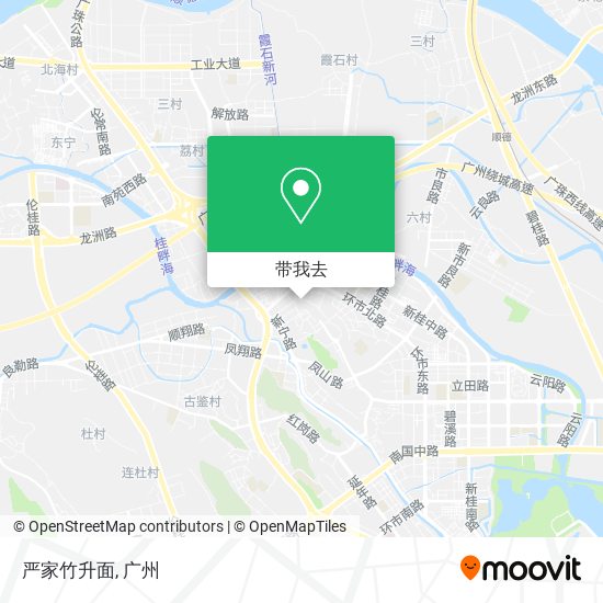 严家竹升面地图