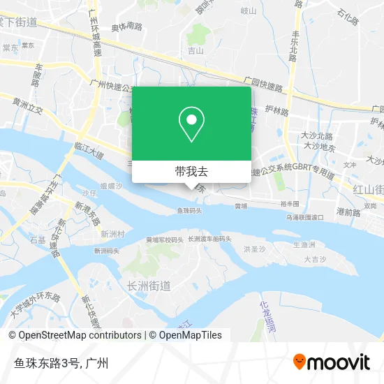 鱼珠东路3号地图