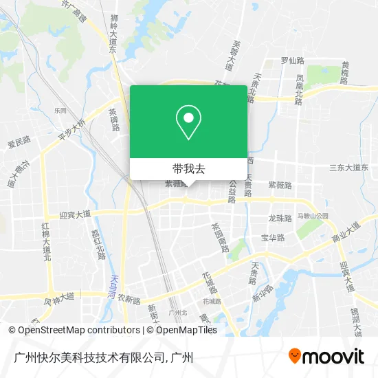 广州快尔美科技技术有限公司地图