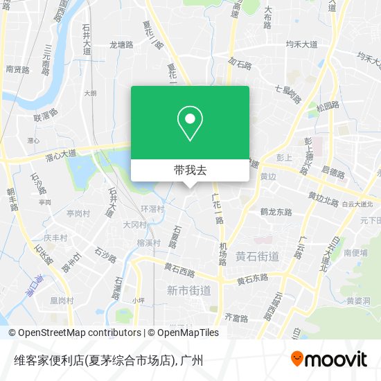 维客家便利店(夏茅综合市场店)地图
